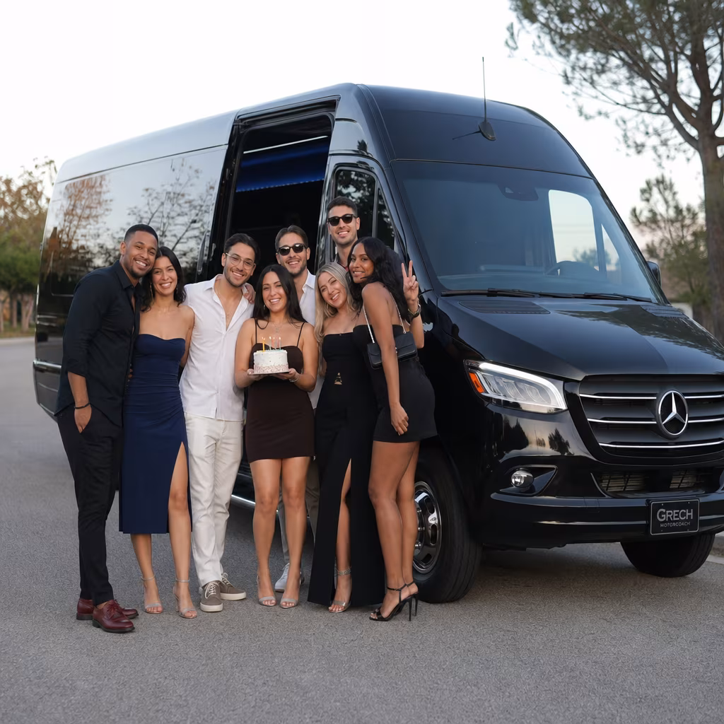 Birthday party bus