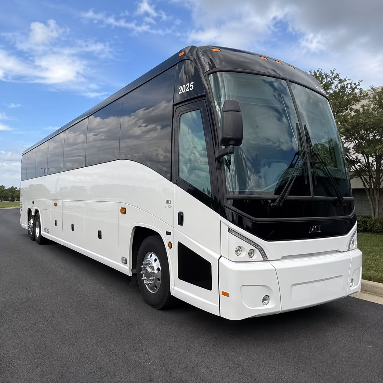 Paterson Airport Shuttle & Transportation party bus exterior