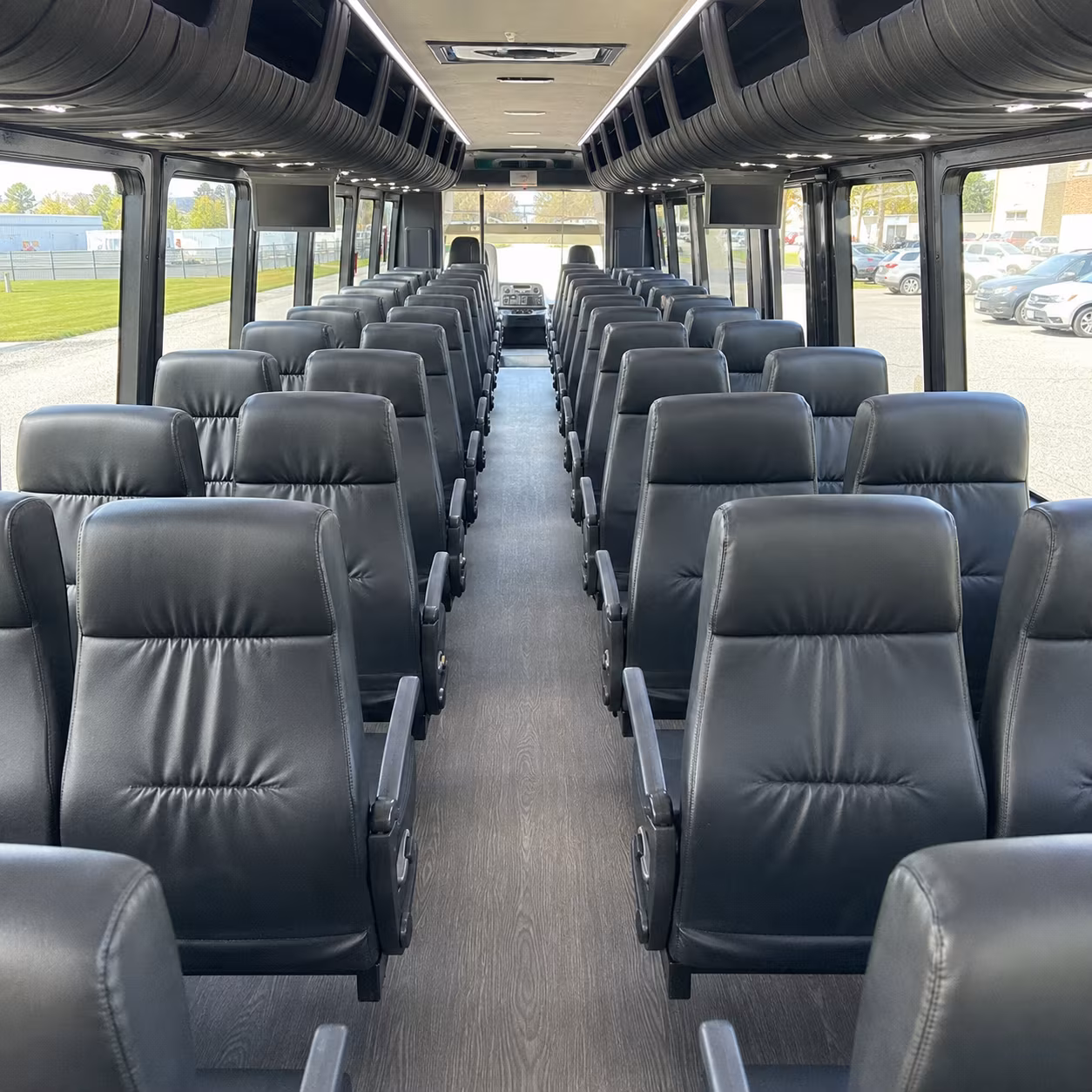 Paterson Airport Shuttle & Transportation party bus exterior