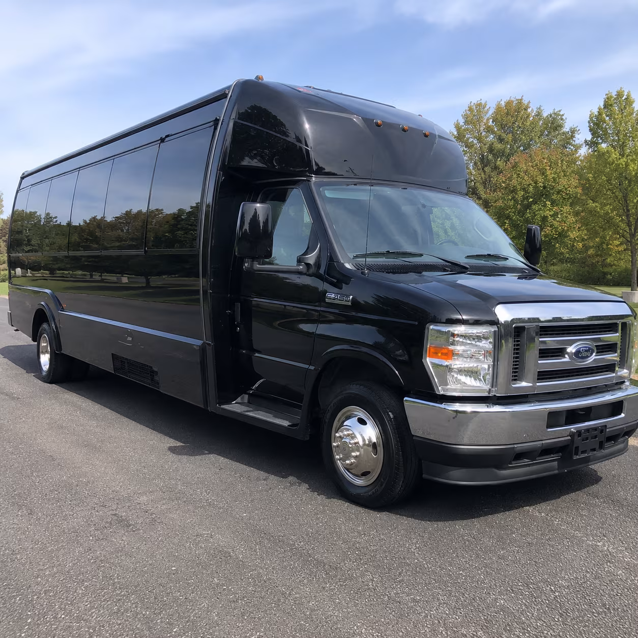 Paterson Birthday, Sweet 16, & Quinceañera Transportation party bus exterior