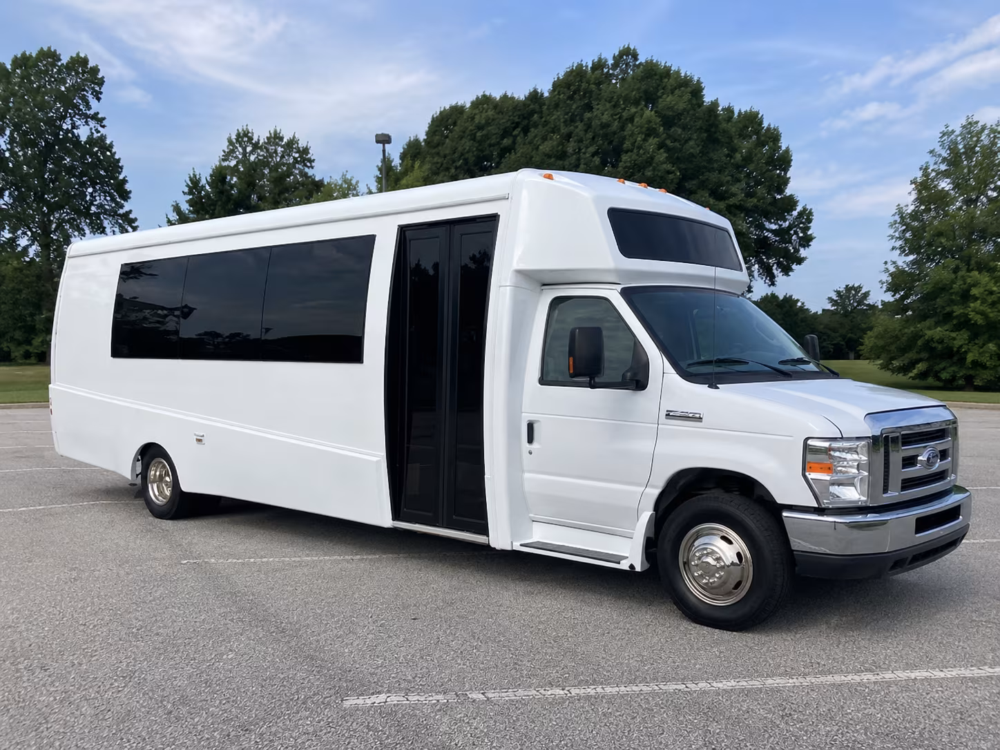 Paterson Birthday, Sweet 16, & Quinceañera Transportation party bus exterior