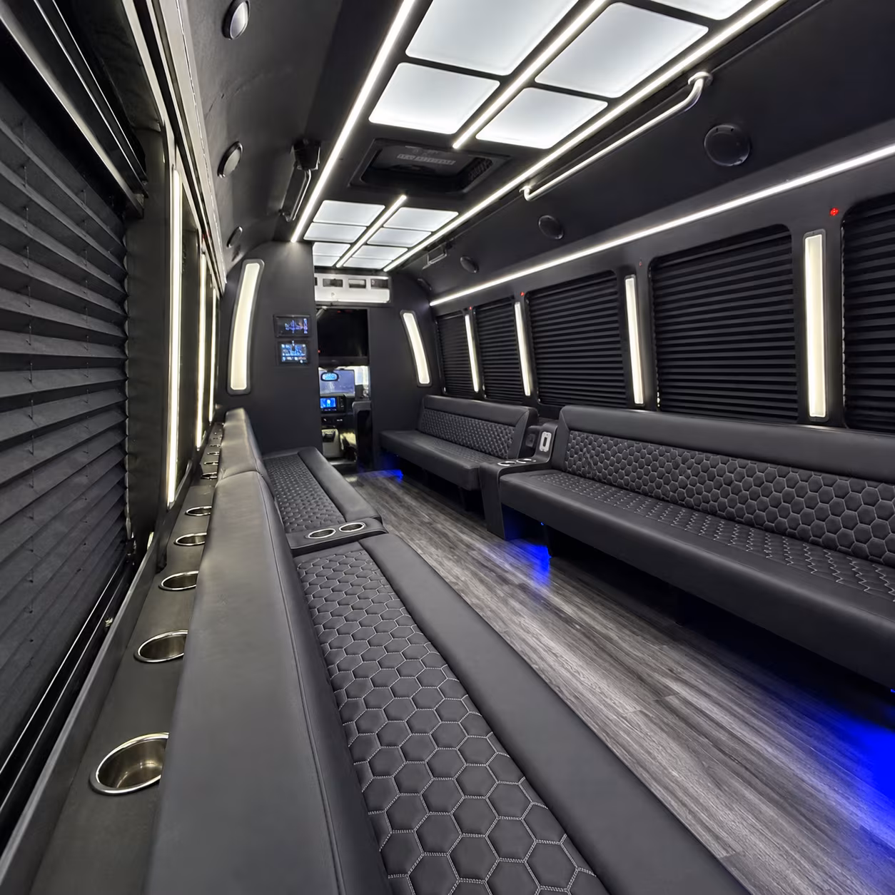 Paterson Birthday, Sweet 16, & Quinceañera Transportation party bus exterior