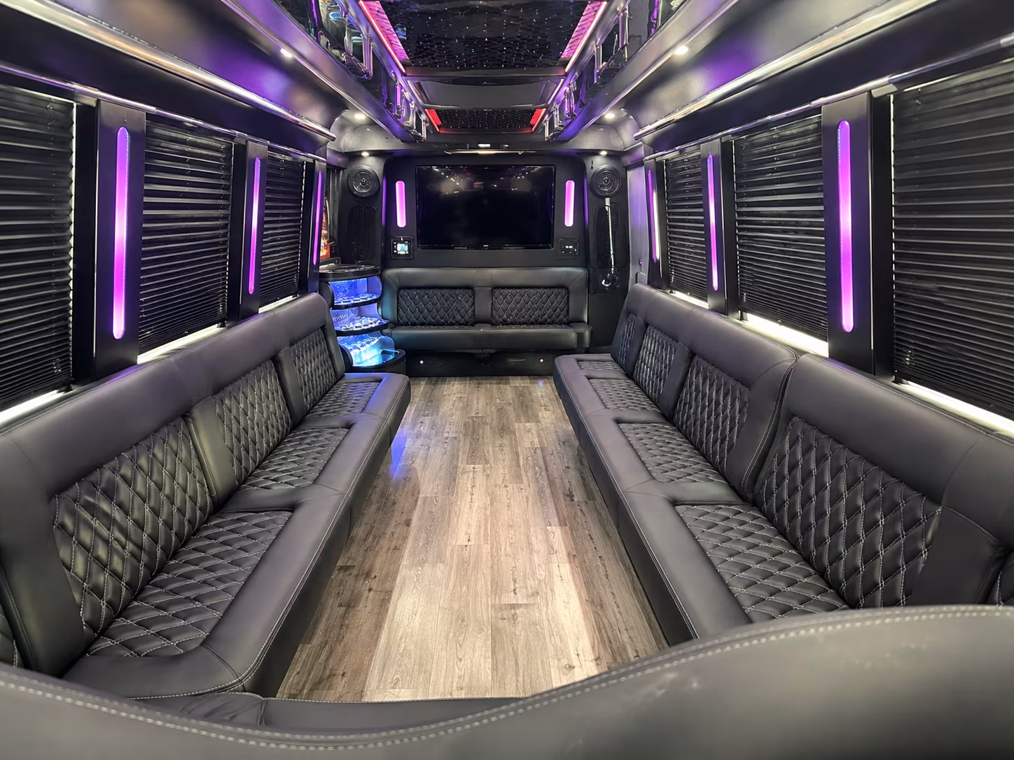 Paterson Birthday, Sweet 16, & Quinceañera Transportation onboard seating