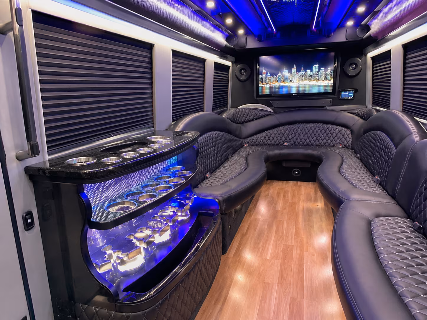 Paterson Concert & Music Festival Transportation party bus exterior
