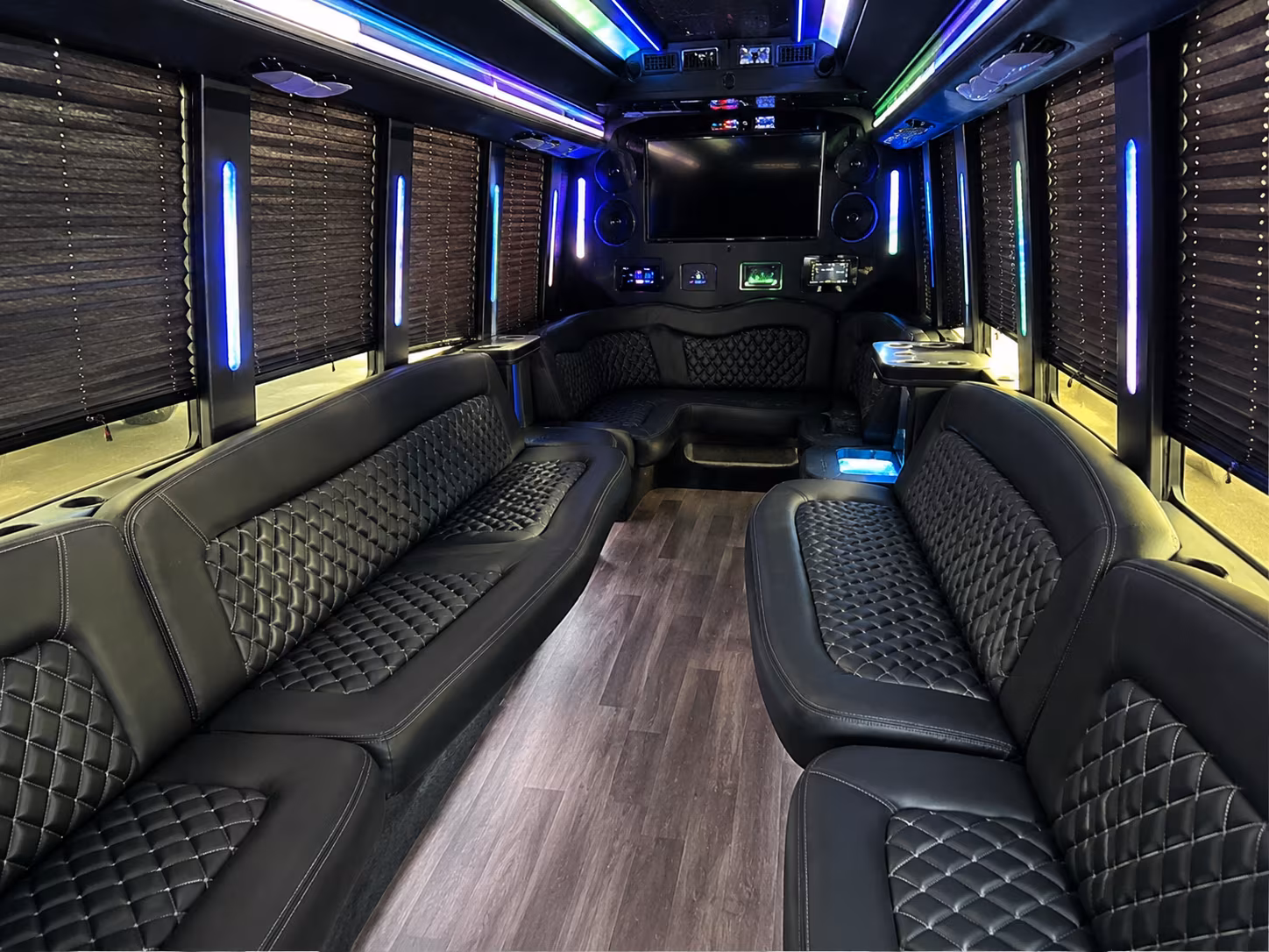 Paterson Private Event Transportation party bus exterior