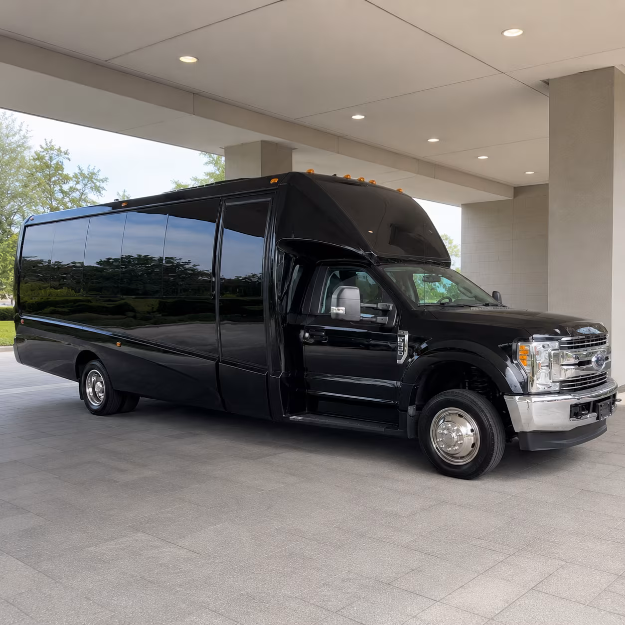 Paterson Private Event Transportation party bus interior