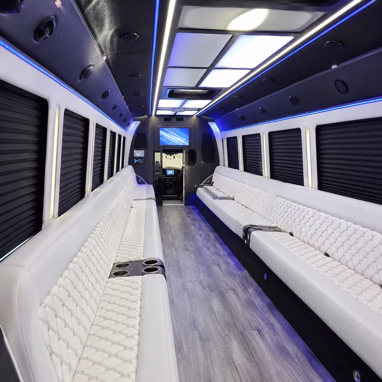 Paterson Prom & Homecoming Transportation party bus exterior