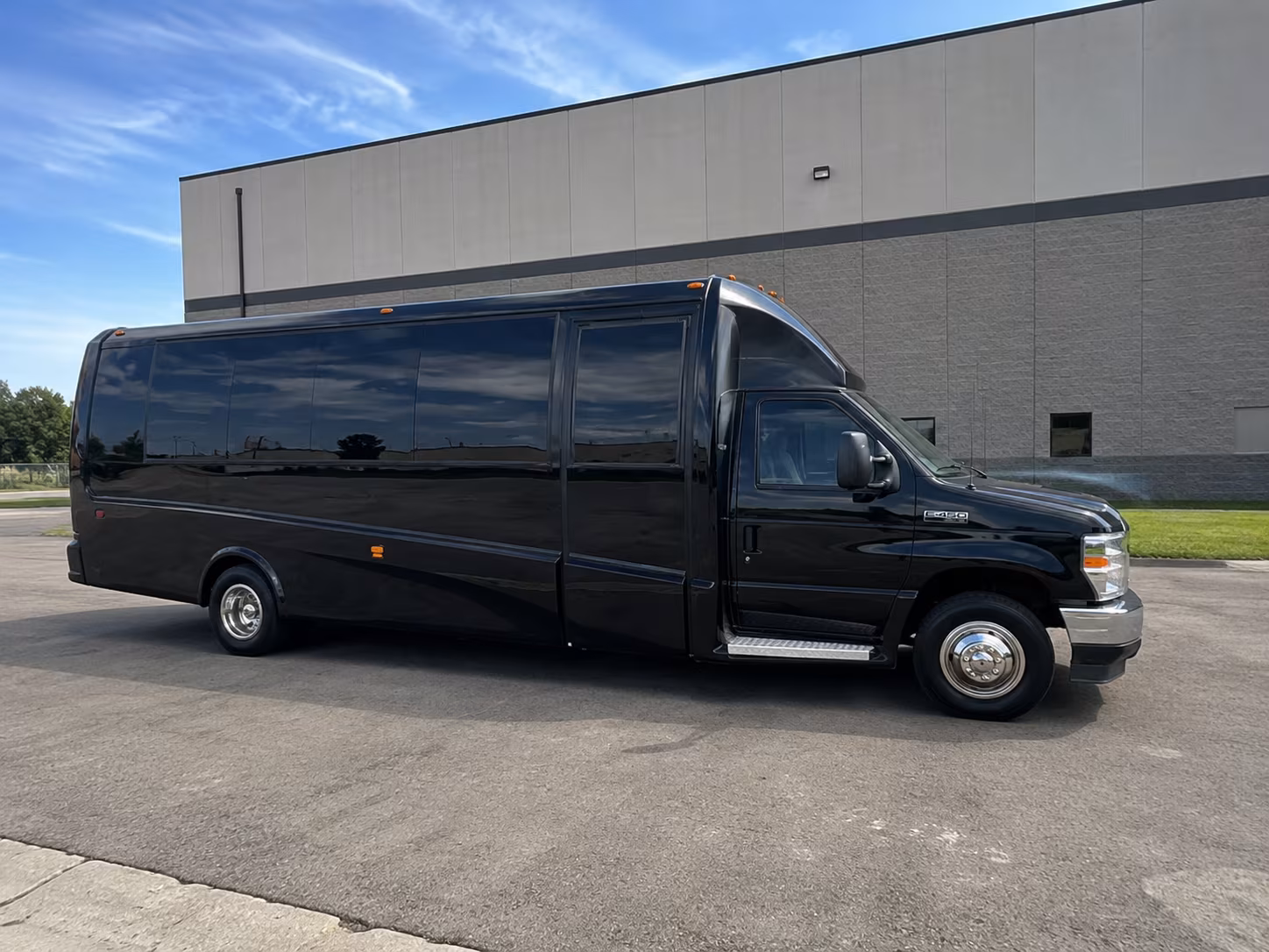 Paterson School Event Transportation party bus exterior