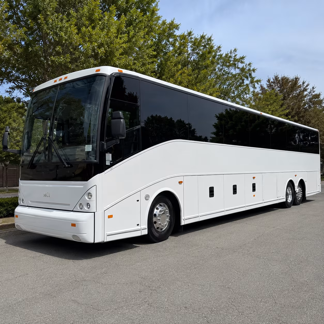 Paterson School Event Transportation party bus exterior
