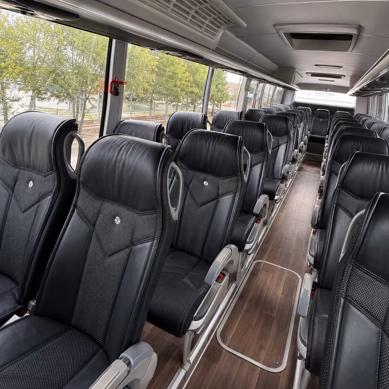 Paterson School Event Transportation party bus interior