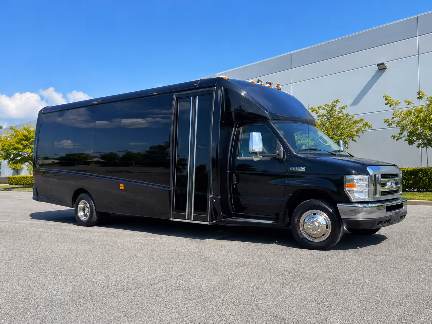 Paterson Sporting Event Transportation party bus exterior