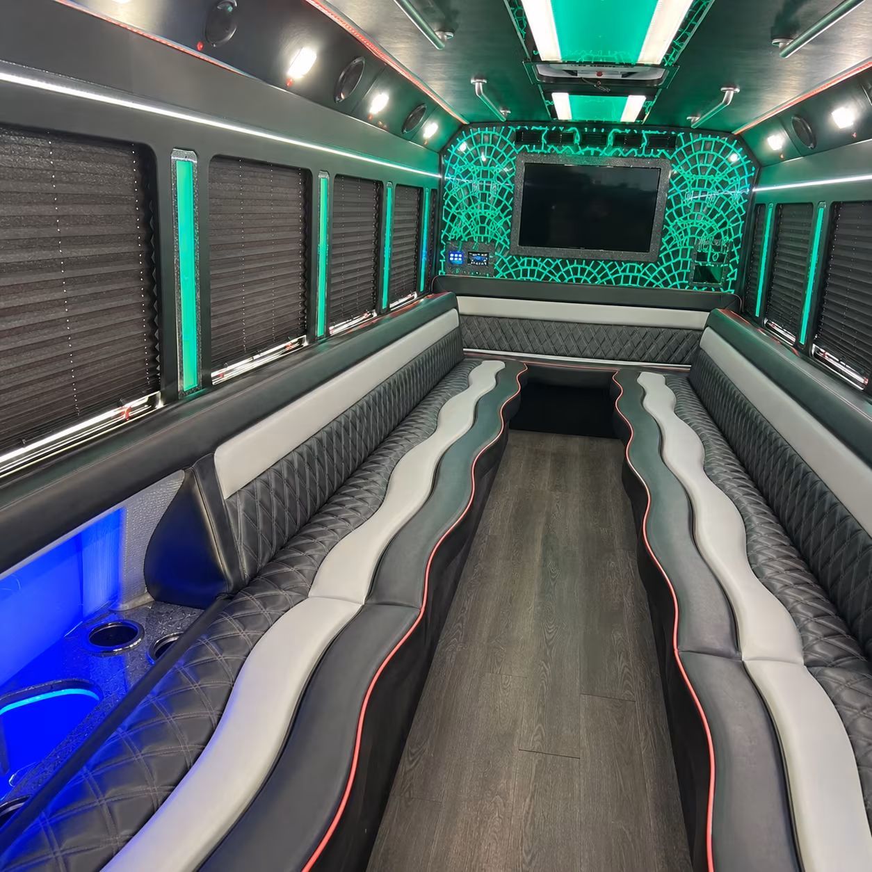 Paterson Sporting Event Transportation party bus exterior