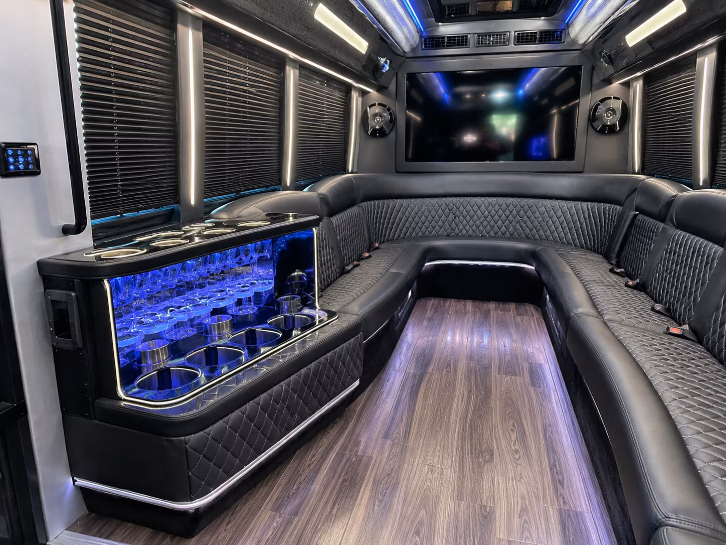 Paterson Wedding Transportation party bus exterior