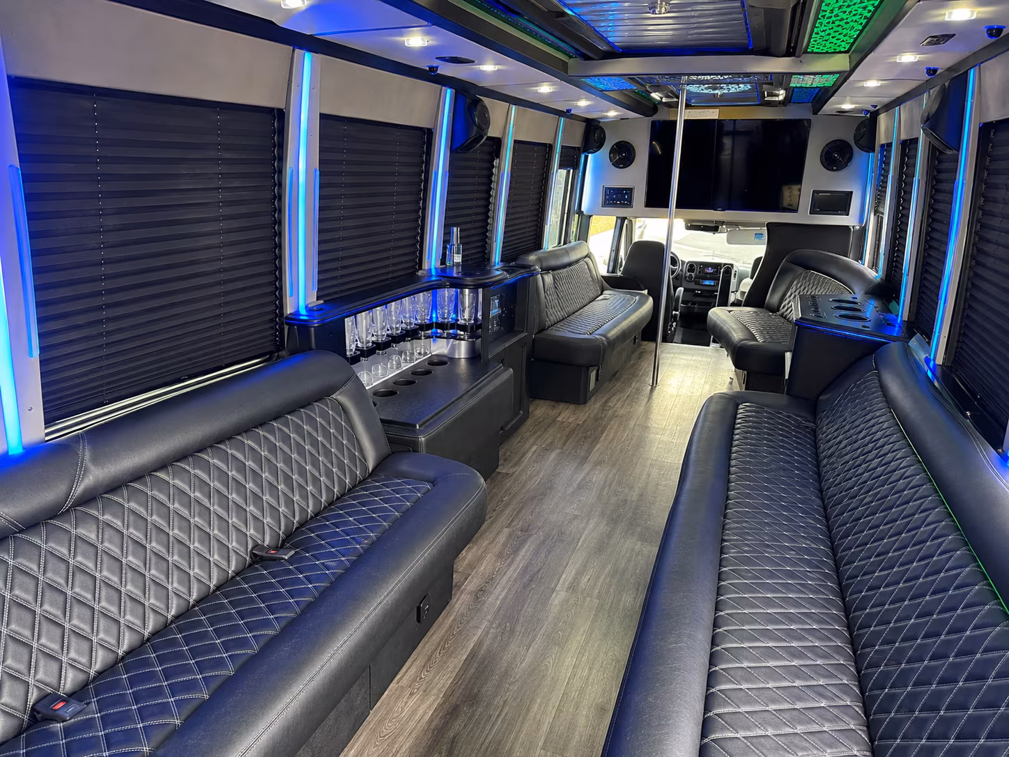 Paterson Wedding Transportation party bus exterior