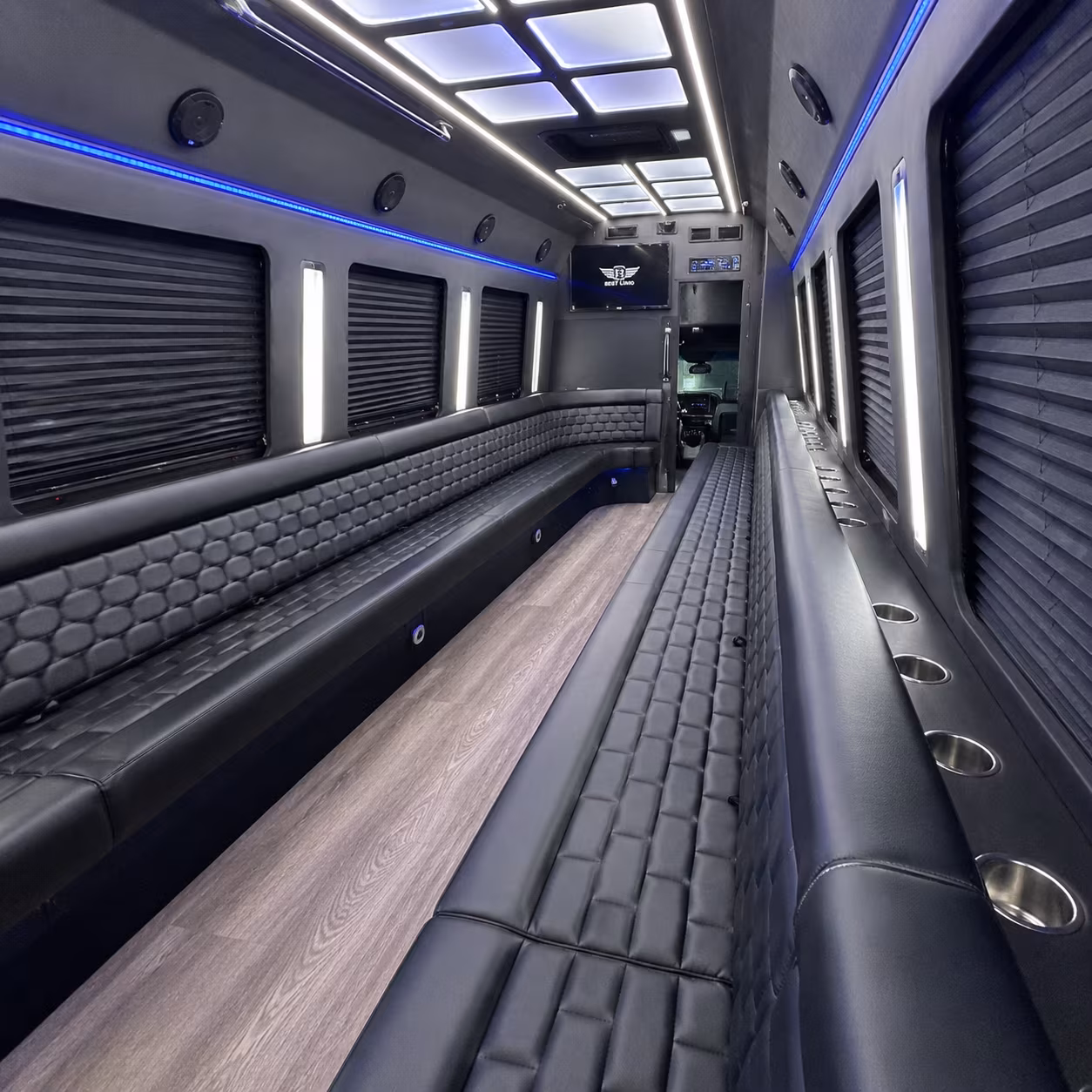 Paterson Wedding Transportation onboard seating
